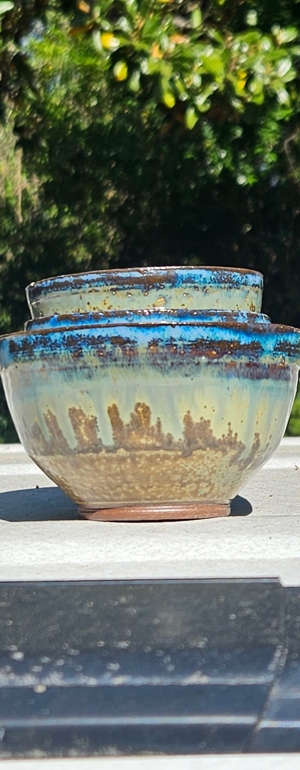 Three teabowl set
